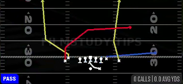 PA WR Cross — Pass play diagram