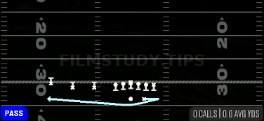 Shuffle MTN HB Swing — Pass play diagram