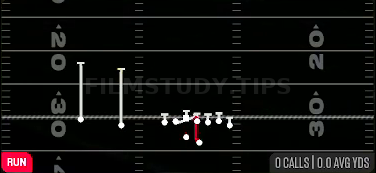 01 Trap — Run play diagram