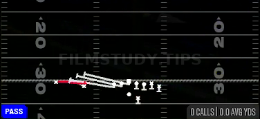 PA Jailbreak Screen — Pass play diagram