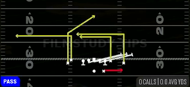 HB Slip Screen — Pass play diagram