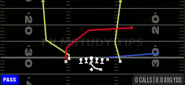 PA WR Cross — Pass play diagram