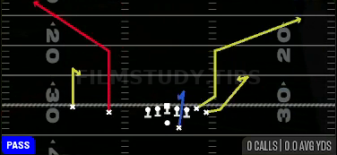 Smash — Pass play diagram