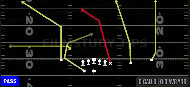 All Go HB Choice — Pass play diagram
