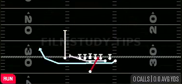 Cheat HB Slash — Run play diagram