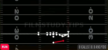 Crack Toss — Run play diagram