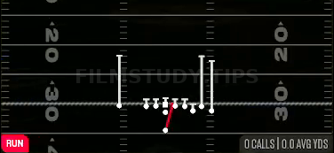 HB Dive — Run play diagram