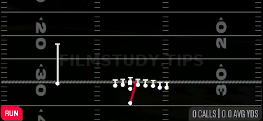 HB Dive — Run play diagram