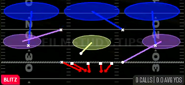 Edge Blitz 3 — Blitz play diagram