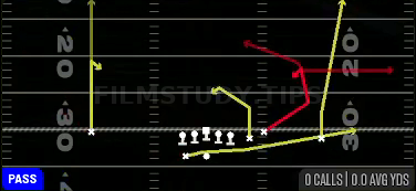 Choice H-Sneak — Pass play diagram