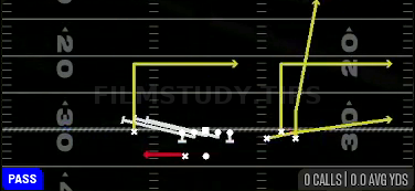 HB Slip Screen — Pass play diagram