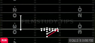 HB Stretch — Run play diagram