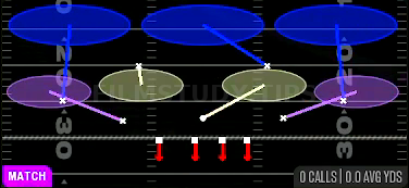 Cover 3 Buzz Seam — Match play diagram