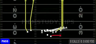 HB Slip Screen — Pass play diagram