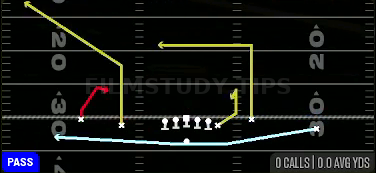 Empty MTN Smash Salem — Pass play diagram