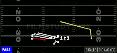 PA Jailbreak Screen — Pass play diagram