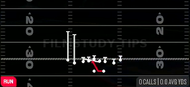 HB Quick Base — Run play diagram