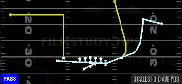 PA Cheat Comeback Go — Pass play diagram