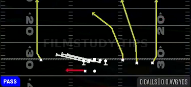 HB Slip Screen — Pass play diagram