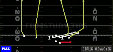HB Slip Screen — Pass play diagram