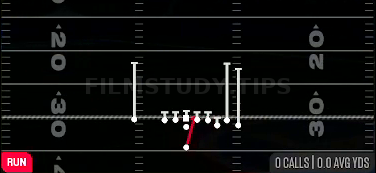 HB Dive — Run play diagram