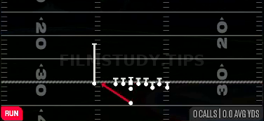 Wide Zone WK — Run play diagram