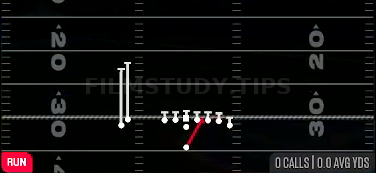 HB Duo — Run play diagram
