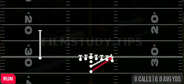 HB Stretch — Run play diagram