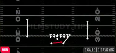 HB Off Tackle — Run play diagram
