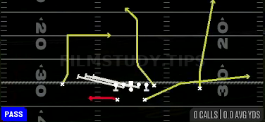 HB Slip Screen — Pass play diagram