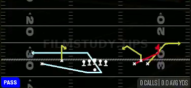 Reload Spacing Switch — Pass play diagram