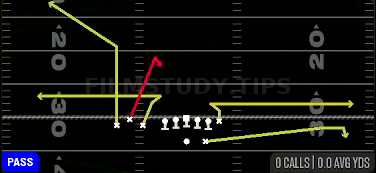 Whips — Pass play diagram