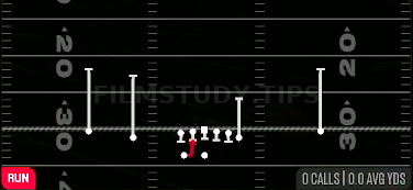 HB Draw — Run play diagram