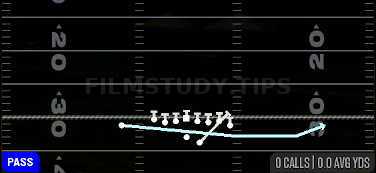 MTN Jet Touch Pass — Pass play diagram