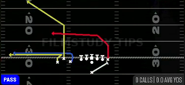 PA Boot — Pass play diagram