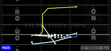PA WR Cheat Screen — Pass play diagram