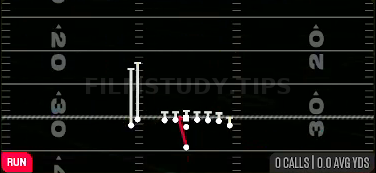 HB Zone WK — Run play diagram