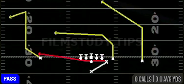 PA Boot Slide — Pass play diagram